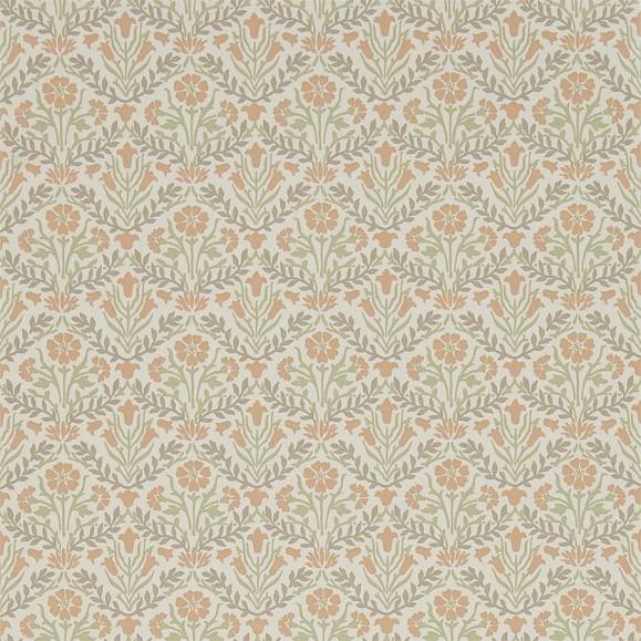 Обои Morris 216438 Morris Bellflowers Saffron/Olive