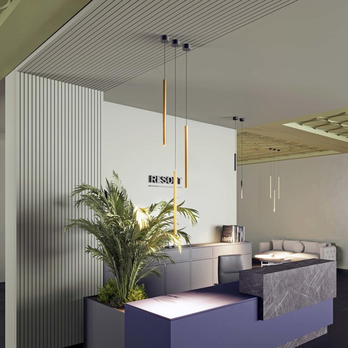 Подвесной светильник Arlight SP-PIPE-HANG-L600-R30-9W Day4000 (GD, 24 deg, 230V) 038643