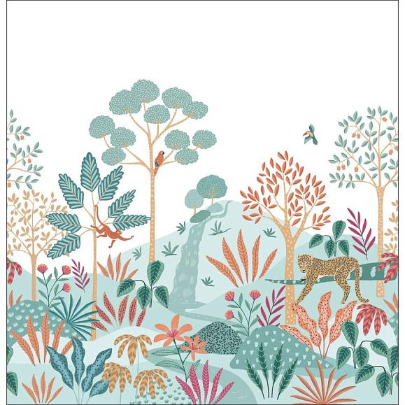 Панно Caselio 104827309 Enchanted Jungle Vert