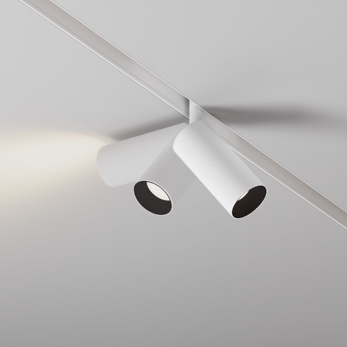 Трековый магнитный светильник Maytoni Focus LED TR032-2-5W3K-S-W