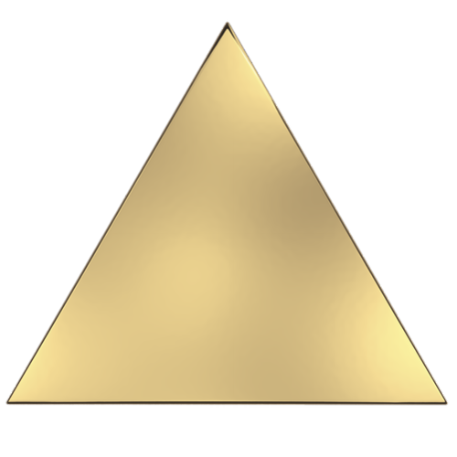 Evoke Traingle Layer Gold Glossy