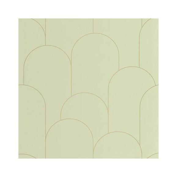 Обои Caselio 105287122 Ornament Vert amande dore