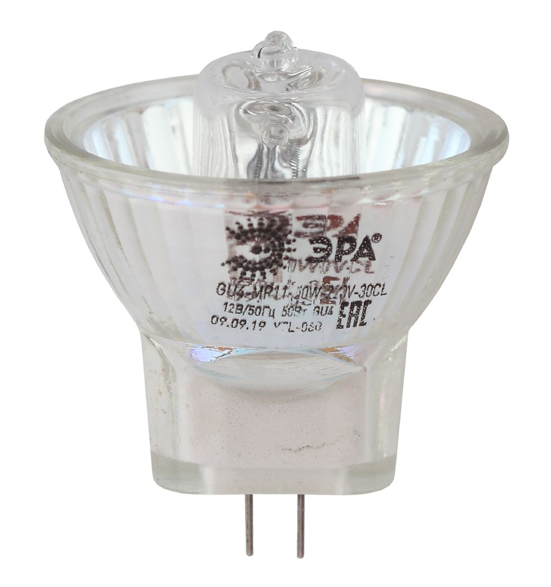 Лампа галогенная Эра GU4 50W 3000K GU4-MR11-50W-12V-30CL Б0044749