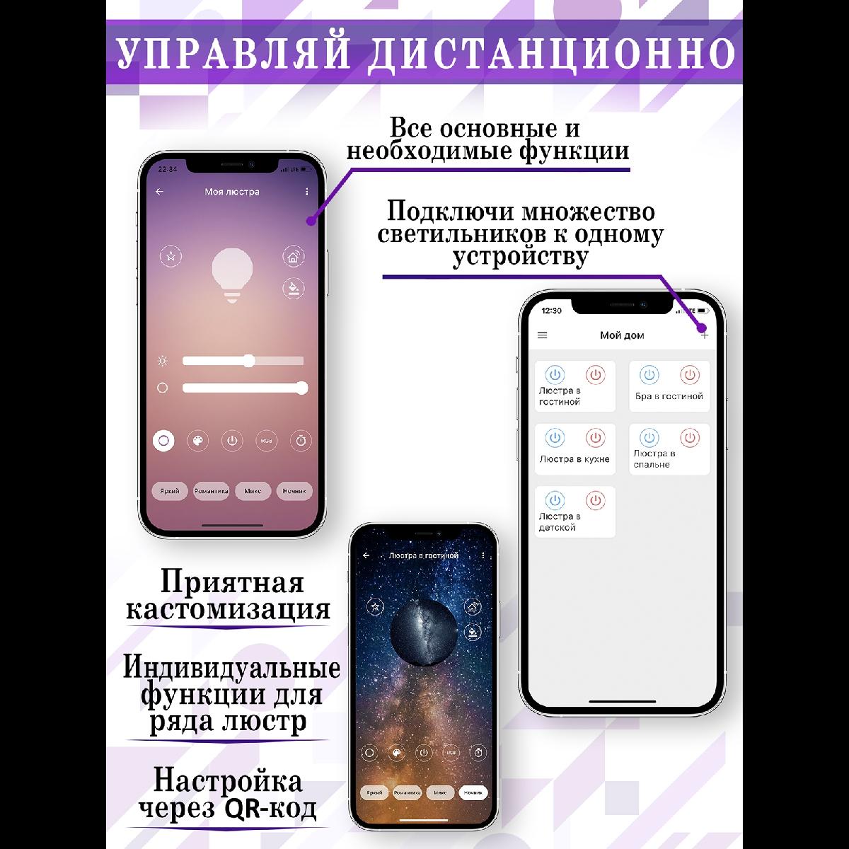 Потолочный светильник Natali Kovaltseva LED LAMPS 81127/3C