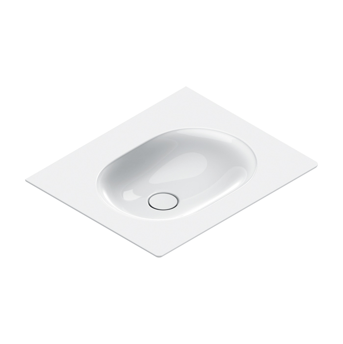 Catalano Sfera Раковина консоль 60x50см, без отв., цвет: белый глянцевый