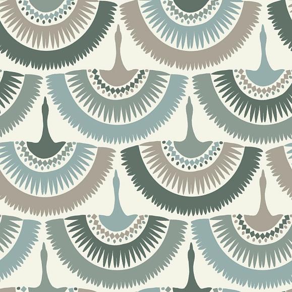Обои York BO6644 Feather & Fringe Greens