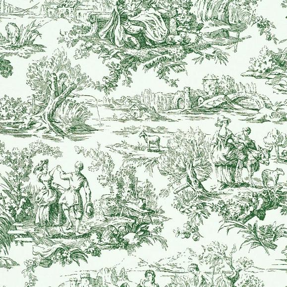 Обои Little Greene 0263LOPUCKZ Lovers' Toile Puck