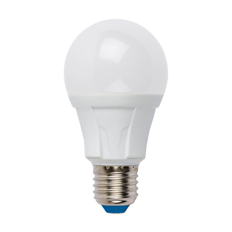 Лампа светодиодная диммируемая (UL-00004290) Uniel E27 12W 3000K матовая LED-A60 12W/3000K/E27/FR/DIM PLP01WH