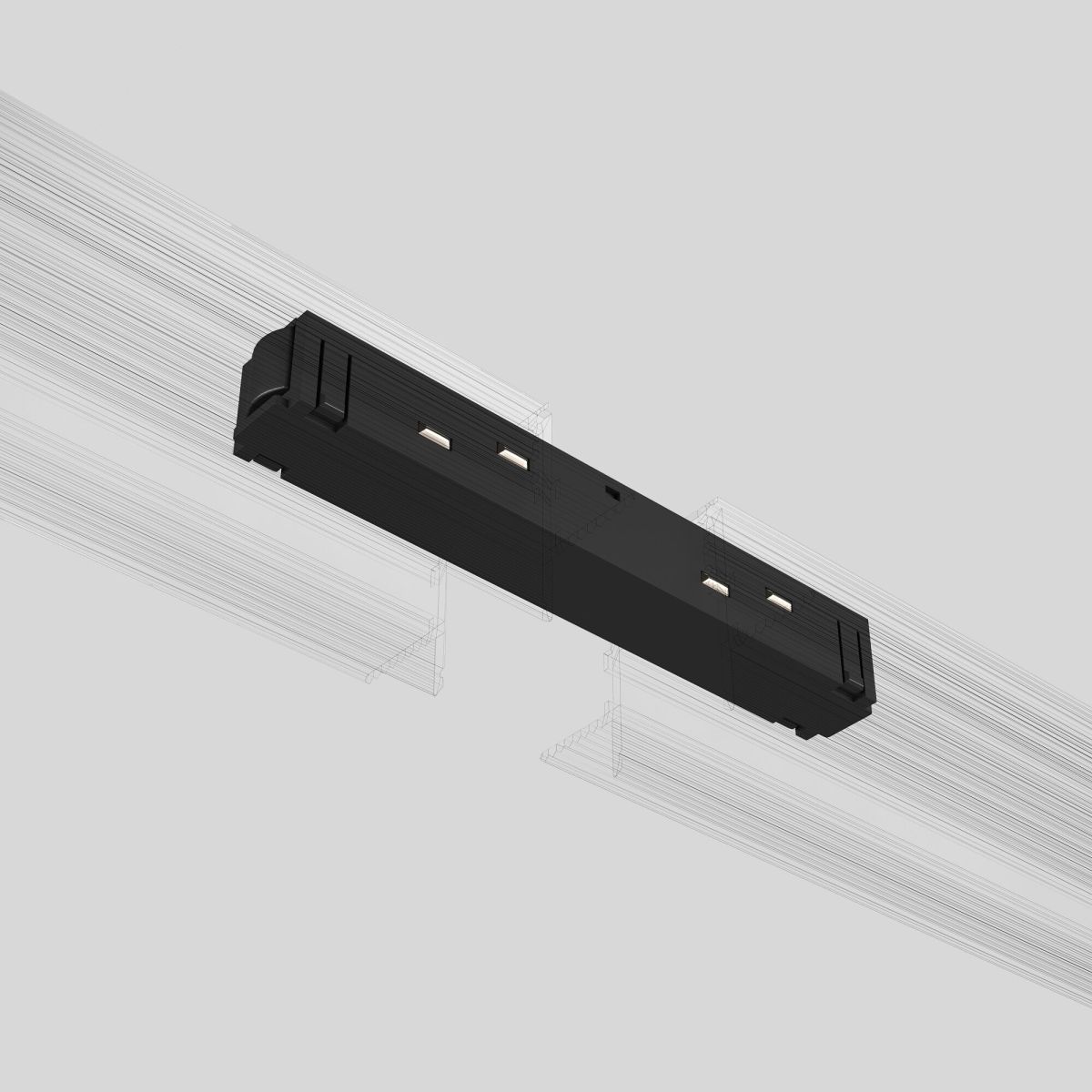Прямой коннектор для магнитного шинопровода Elektrostandard Slim Magnetic 95135/00  4690389216879 a070805