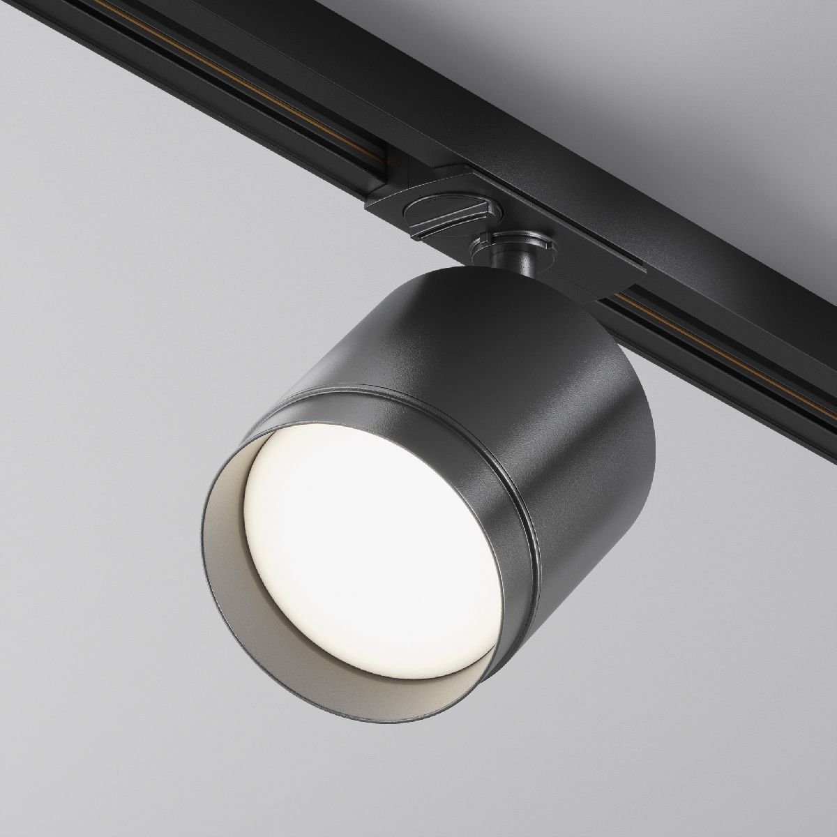 Трековый однофазный светильник Maytoni Polar TR088-1-GX53-B