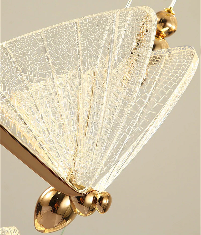 Подвесной светильник Delight Collection Butterfly OM8201008-11 rose gold