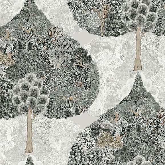 Обои York BO6703 Mystic Forest Black