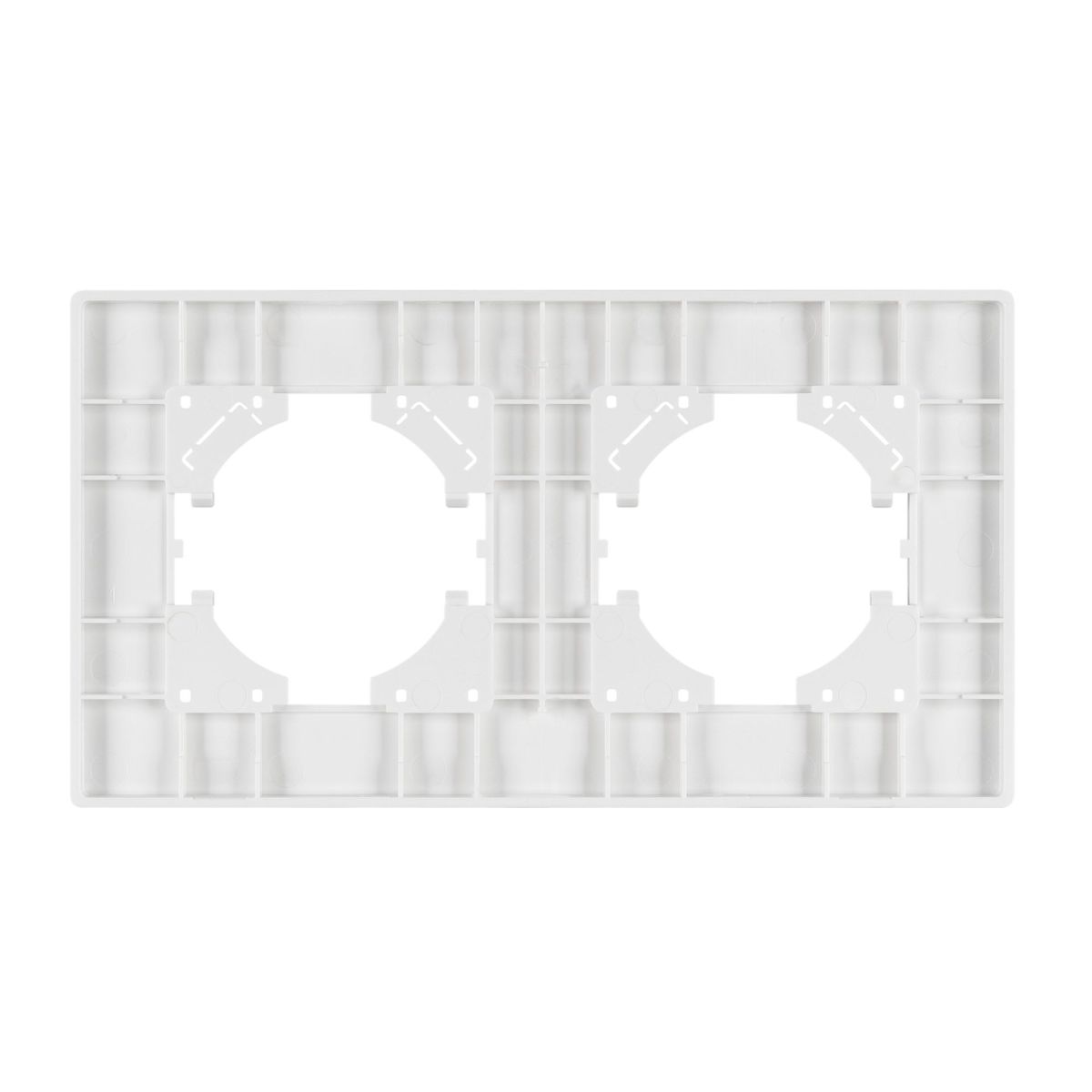 Рамка на 2 поста пластиковая Arlight FRM-PERIO-PL-2-WH 049750