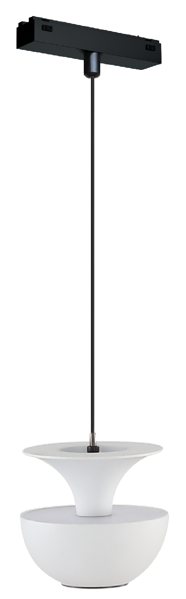 Трековый магнитный светильник iLedex Vision 4825-044-D80-6W-38DG-3000K-WH