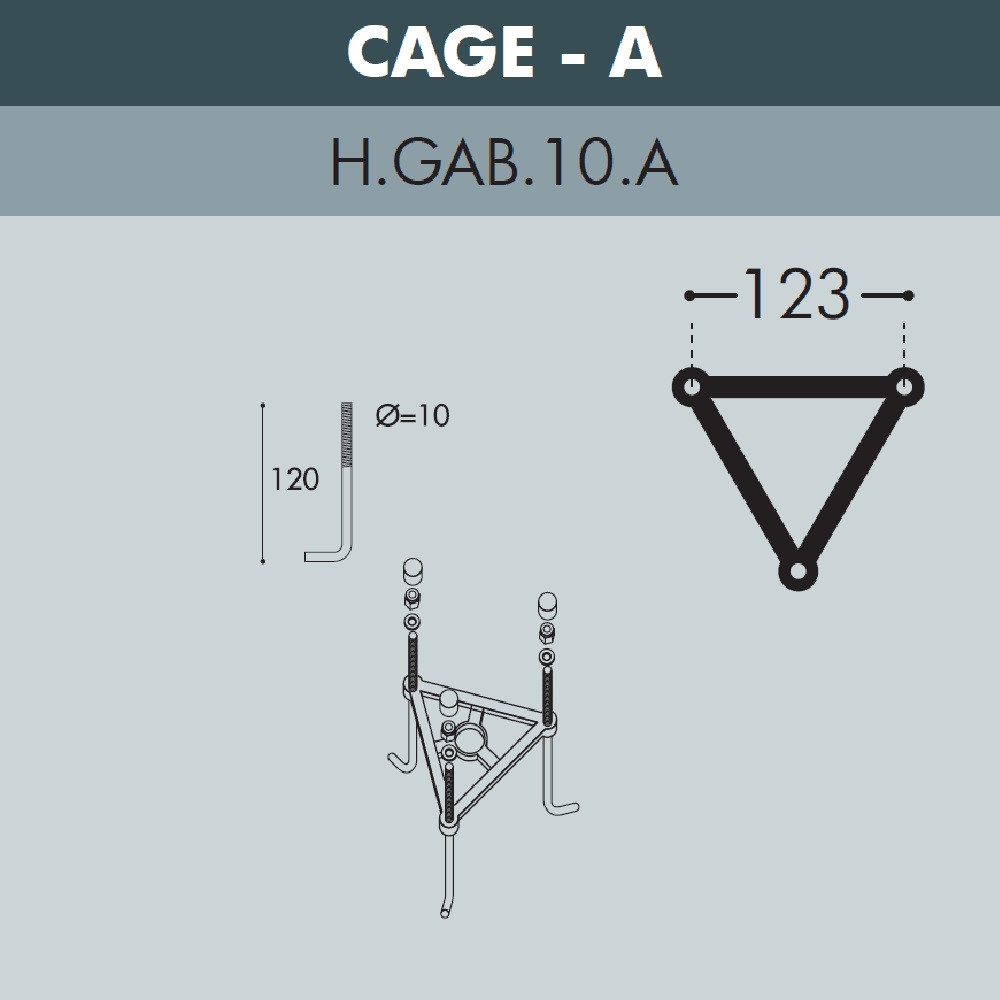 Ландшафтный светильник Fumagalli ALOE.R/CEFA U23.163.000.AXE27
