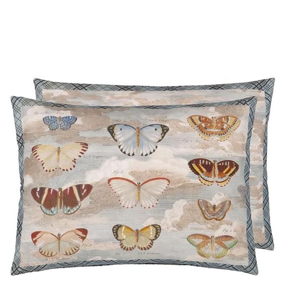 Подушка CCJD5089, Butterfly Studies, Parchment, John Derian 60 x 45см