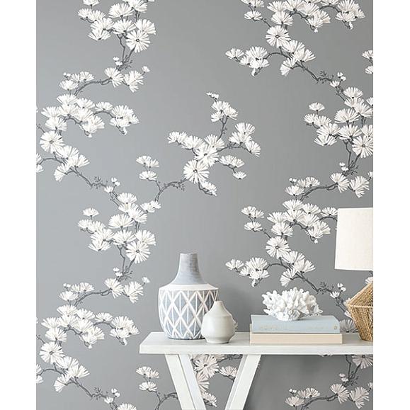Обои Paper&Ink BL70508 Chinoiserie Tree Navy