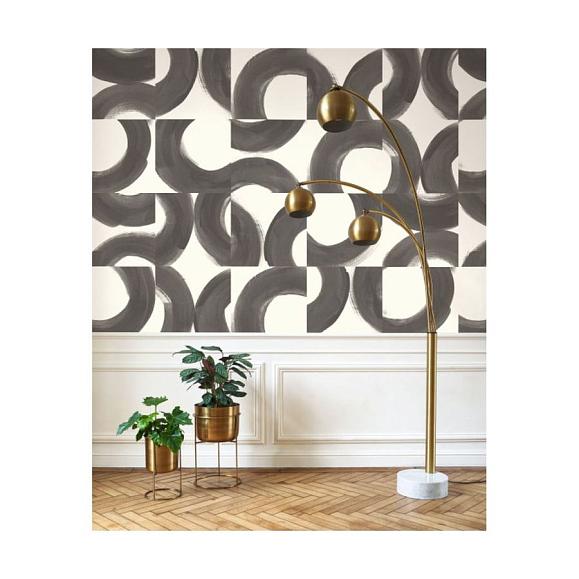 Обои Casadeco 88459717 Not A Circle Charbon