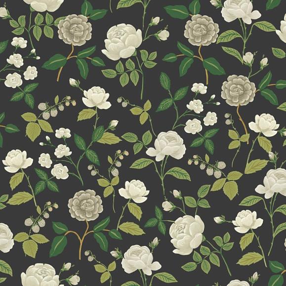Обои York RF7542 Roses Black
