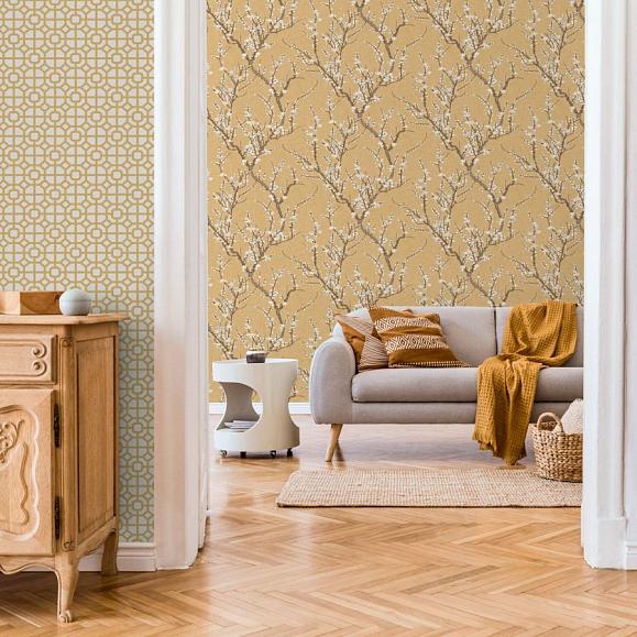 Обои Aura 1903-2 Sakura Tree Ocher