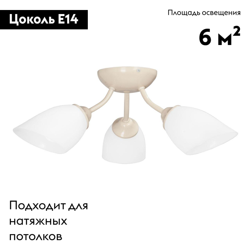 Потолочная люстра Vitaluce V3405/3PL