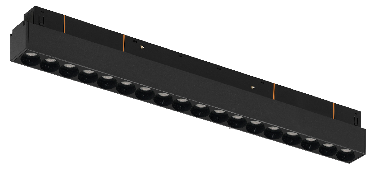 Трековый магнитный светильник iLedex Vision 4822-002-L350-18W-38DG-3000K-BK
