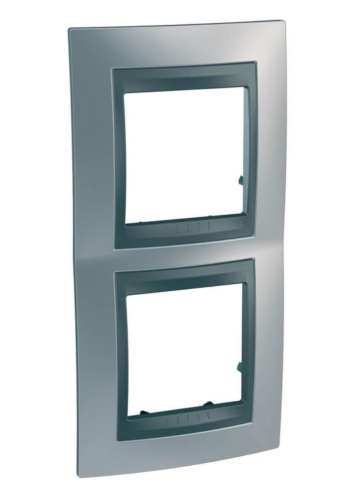 Рамка 2-постовая вертикальная Schneider Electric Unica Top MGU66.004V.238