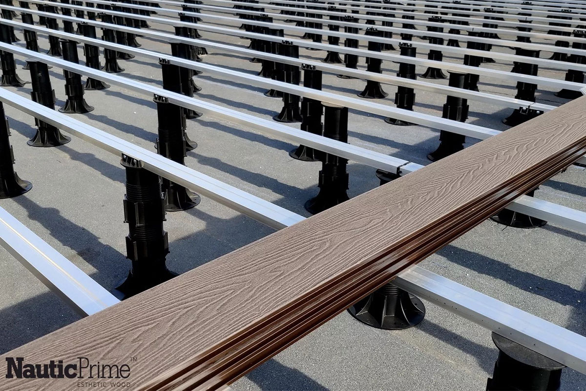 Террасная доска NauticPrime (Light) Esthetic Wood, 145*22