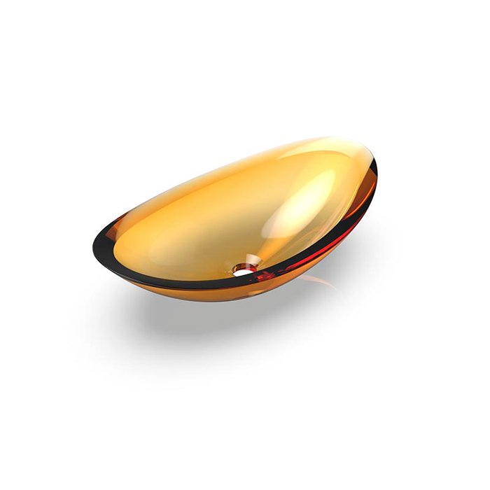 Knief Charm Shape Раковина накладная 58.1x33.1x16.9см, без отв., из полимерного материала, цвет: Arangonit # 050