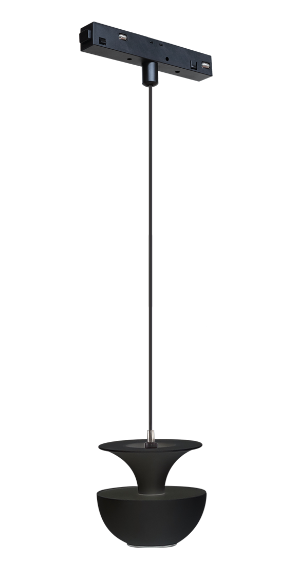 Трековый магнитный светильник iLedex Vision 4822-012-D80-6W-38DG-4000K-BK