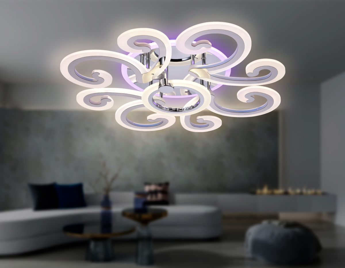 Потолочная люстра с пультом Ambrella Light Acrylica Original FA5146
