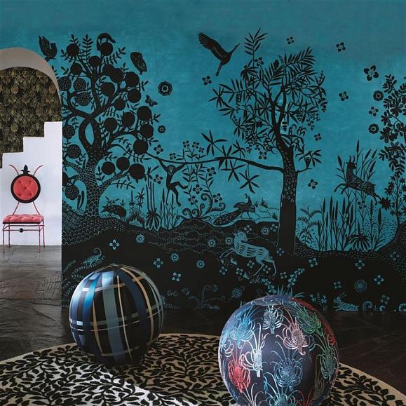 Панно Christian Lacroix PCL7030/03 Bois Paradis Bleu Nigelle