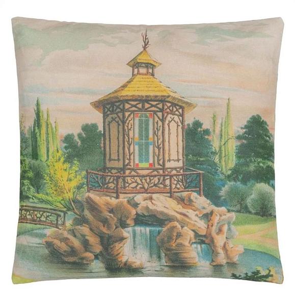Подушка CCJD5076, Bower of Roses, Forest, John Derian 50x50см