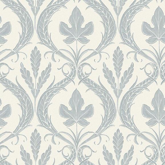Обои York DM4922 Adirondack Damask Smokey Blue/Beige