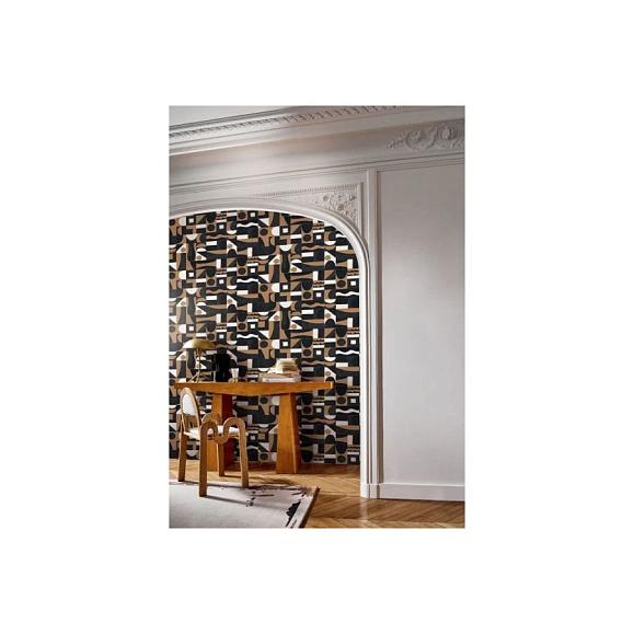 Обои Casamance 76183058 Gourna Noir/mordoré