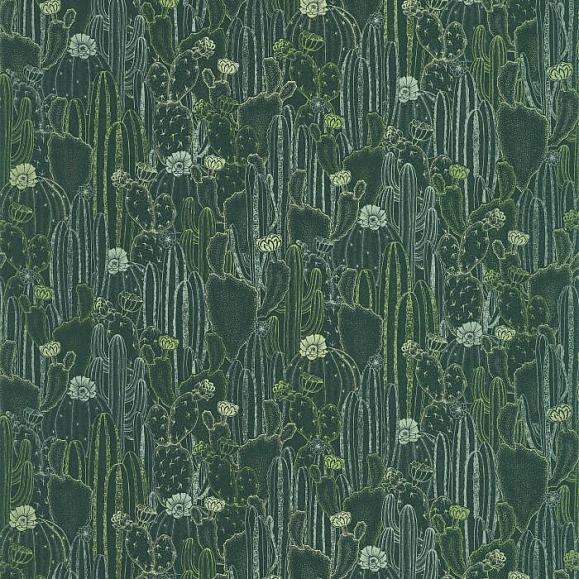 Обои Casadeco 85927429 Botanica Cactaceae Vert Cactee