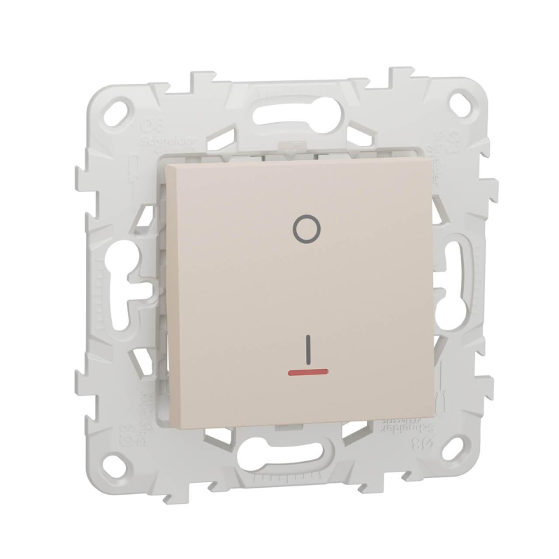 Выключатель одноклавишный Schneider Electric Unica New NU526244S