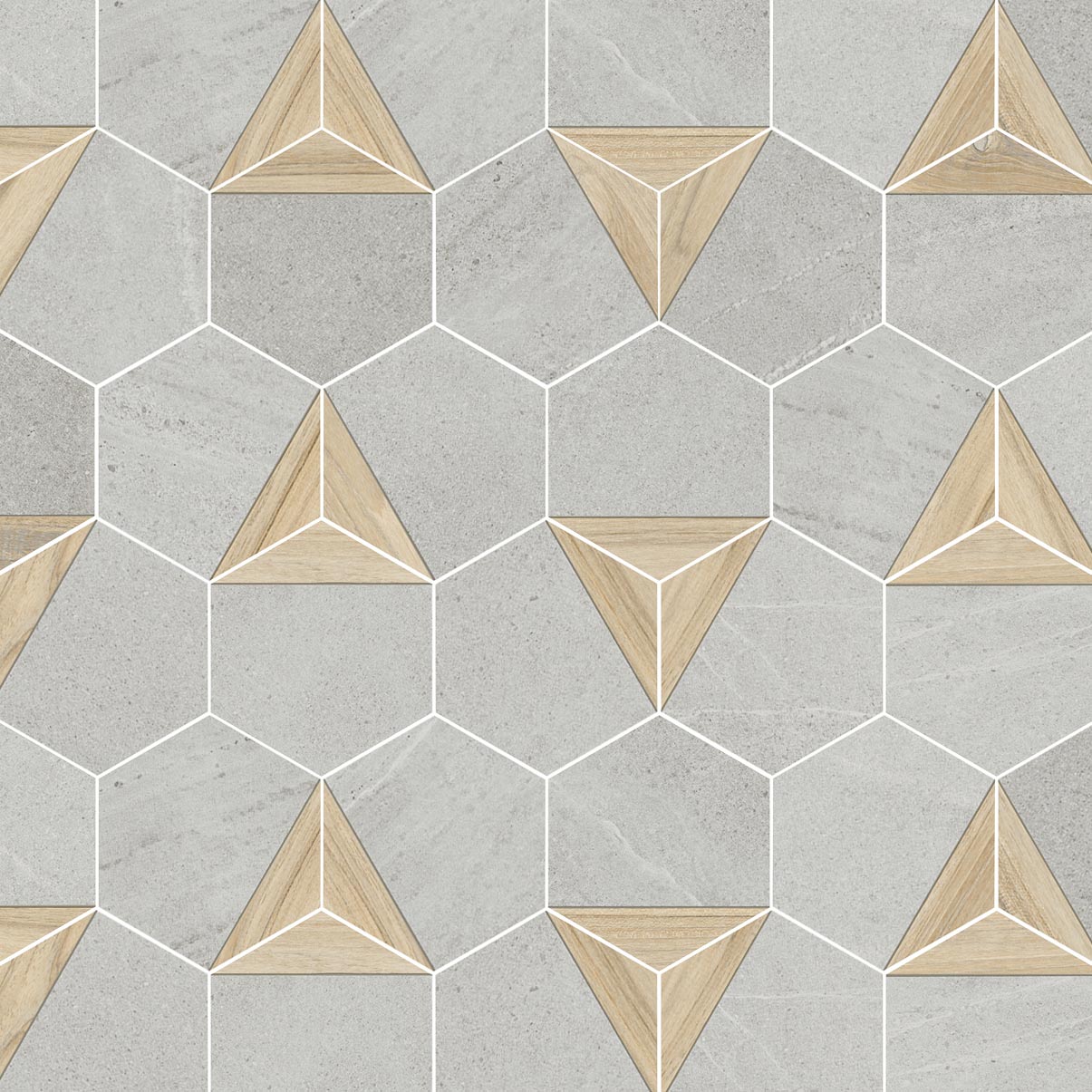 Hexágono Ligard Gris