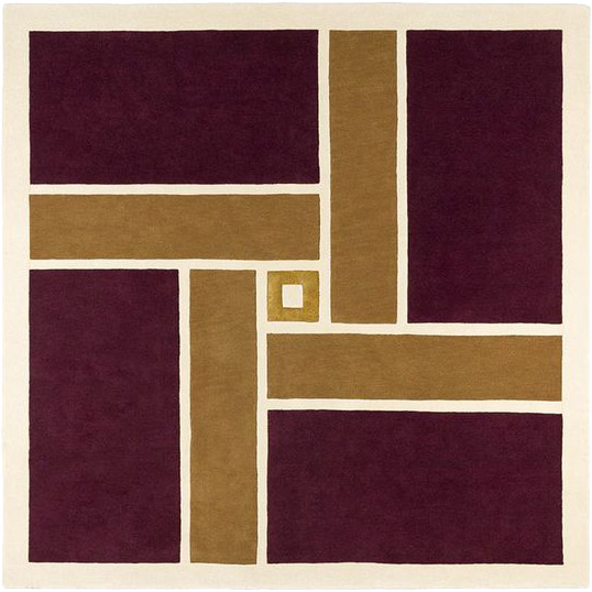 Ковер Toulemonde Bochart Vintage Bordeaux (230x230)