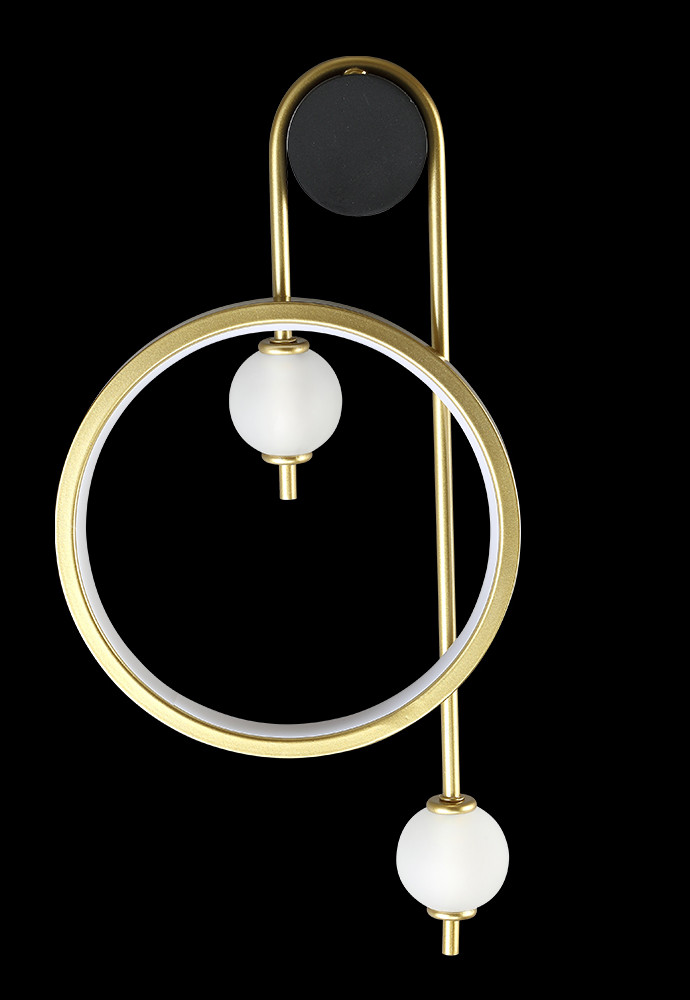 Бра Crystal lux RODRIGO AP20W LED BLACK/GOLD