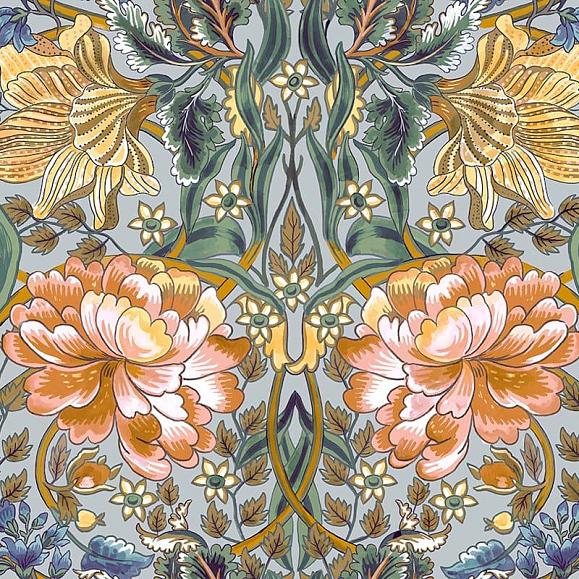 Обои Coordonne 8800011N Belle-Epoque Blue