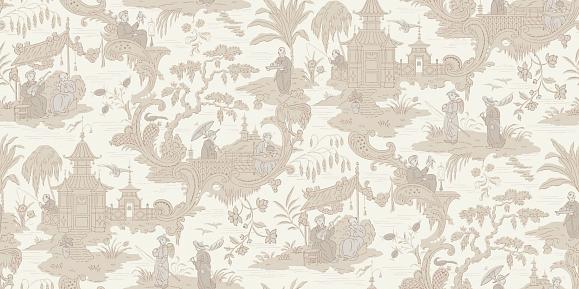 Обои Cole & Son 100/8039 Chinese Toile