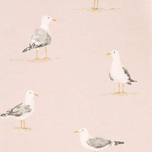 Обои Sanderson 216562 Shore Birds Blush
