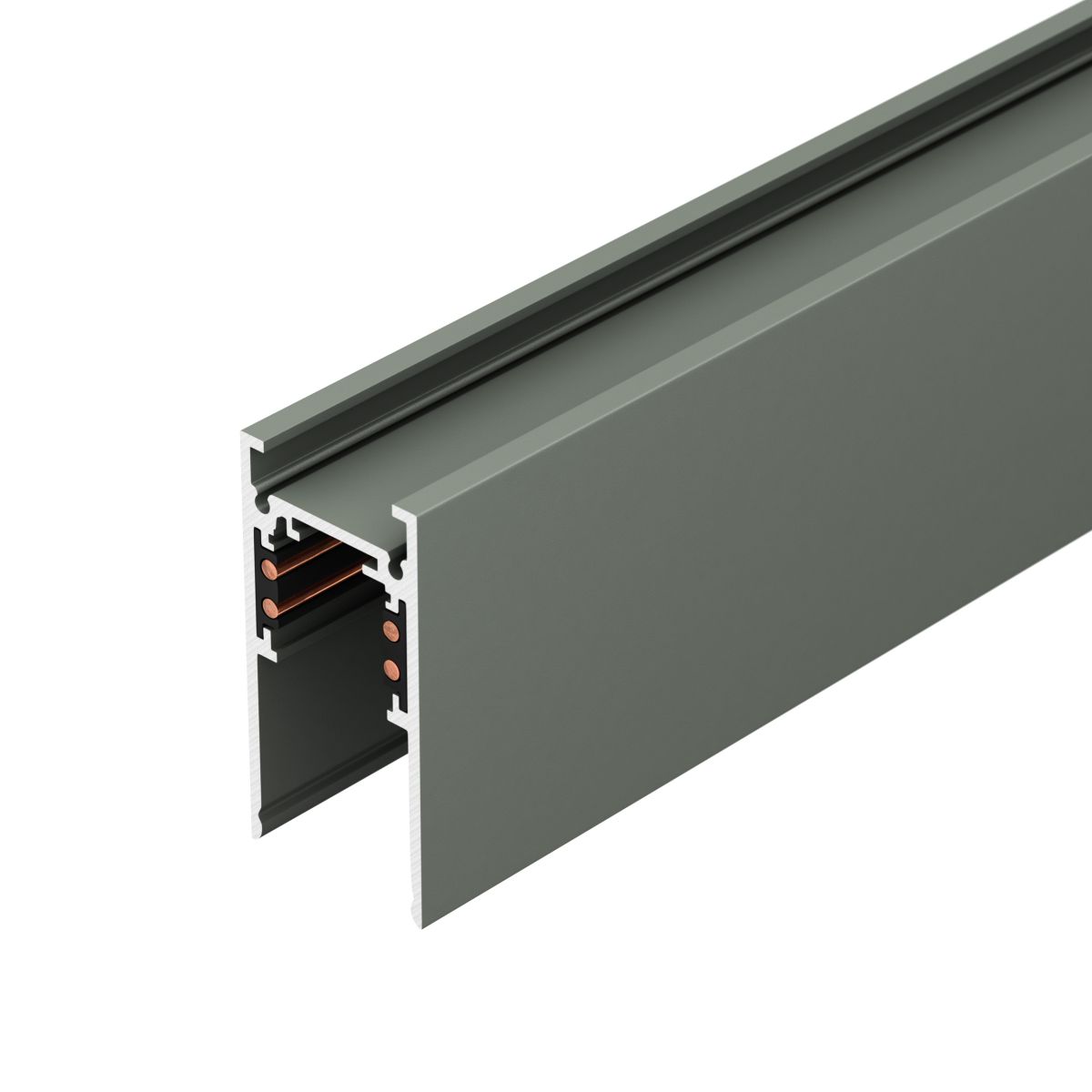 Шинопровод магнитный накладной Arlight MAG-ORIENT-COLOR-TRACK-2652-2000 (RAL7009) (IP20 Металл) 065748