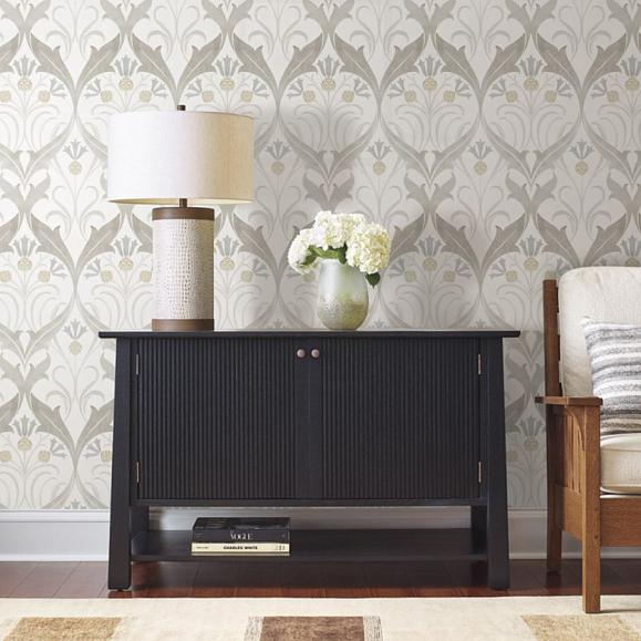 Обои York AC9172 Pinecone Ribbon Neutral