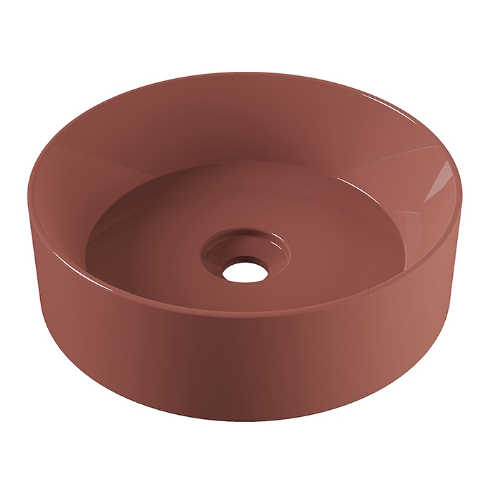 Alice Spy Round Раковина Ø40см., накладная, без отв., цвет: табаско глянцевый