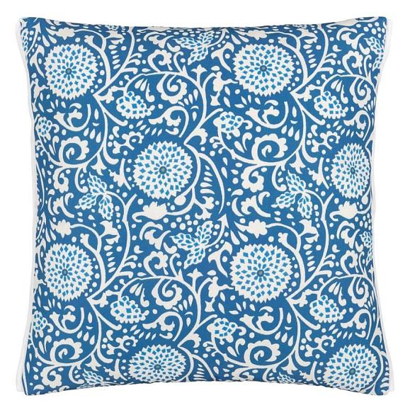 Подушка CCDG1247, Outdoor Shaqui, Cobalt, Designers Guild 45 x 45см