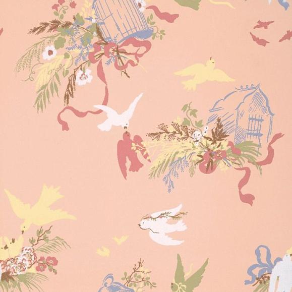 Обои Little Greene 0263VOCONFE Volières Confetti