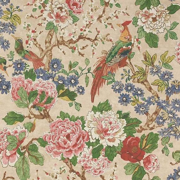 Обои Colefax and Fowler W7003-03 Jardine Red/Green