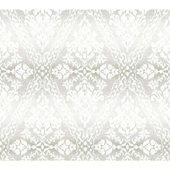 Обои York DM4934 Tudor Diamond Damask Grey